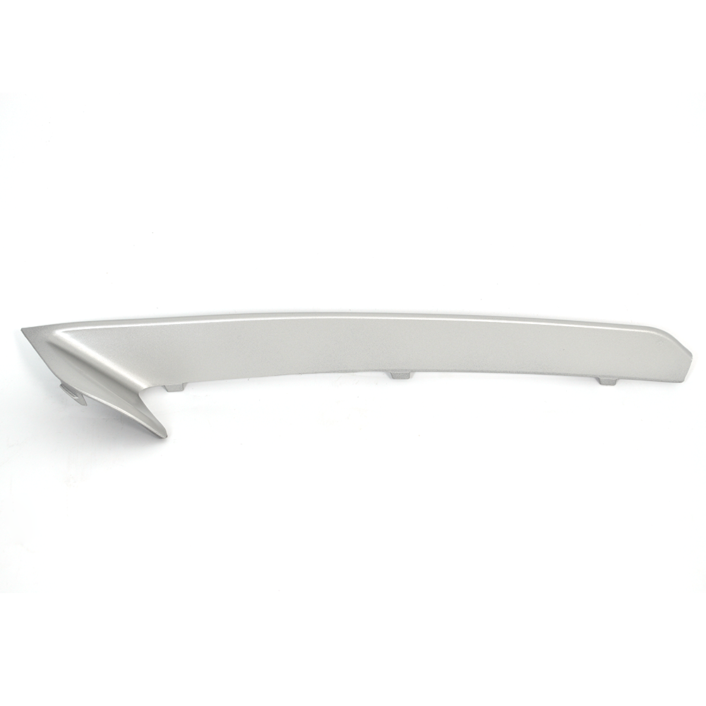 Front bumper trim strip, right (painted in matt grey)